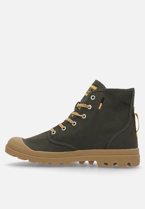 Palladium - Pampa Hi Mens Htg Gum - Olive Night