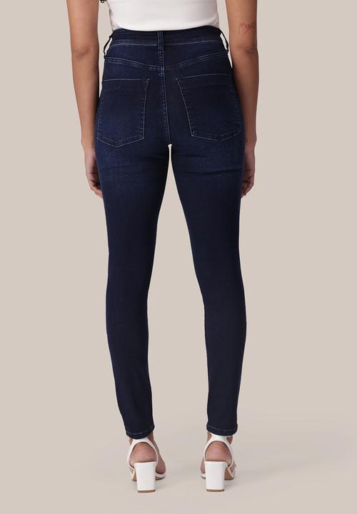 Forever New - Nala mid rise skinny jeans in dark wash