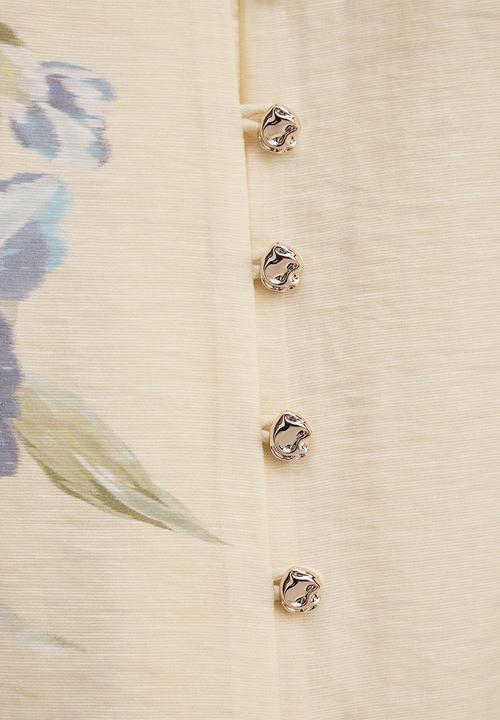 Forever New - Dolly placement print blouse in light halifax floral