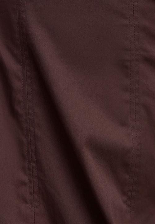Forever New - Chessy seamed cotton midi dress in chocolate