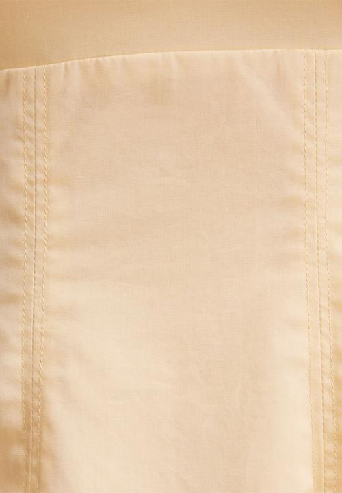 Forever New - Chessy seamed cotton midi dress in lemon sorbet
