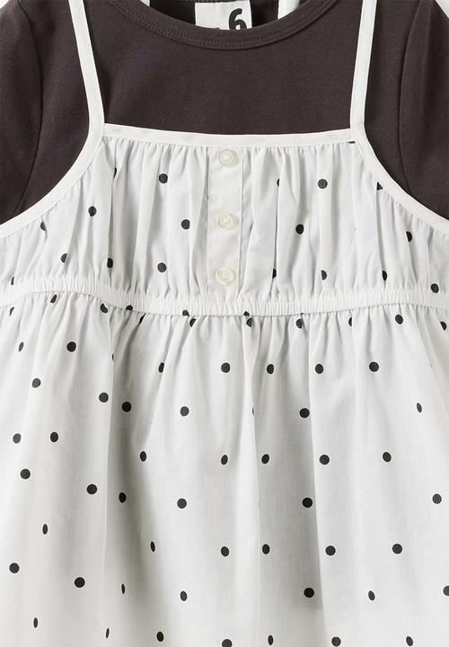 Cotton On - Bella Two Piece Top - Phantom/Vanilla/Phantom
