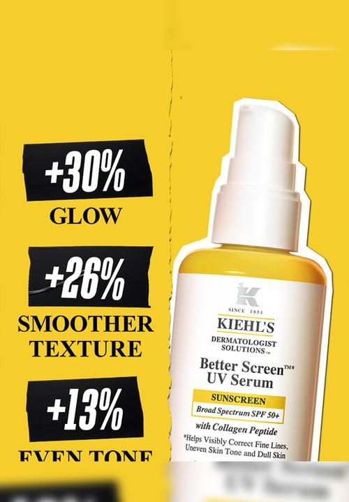 Kiehl's - Better Screen™ UV Serum SPF 50+ Facial Sunscreen with Collagen Peptide - 60ml
