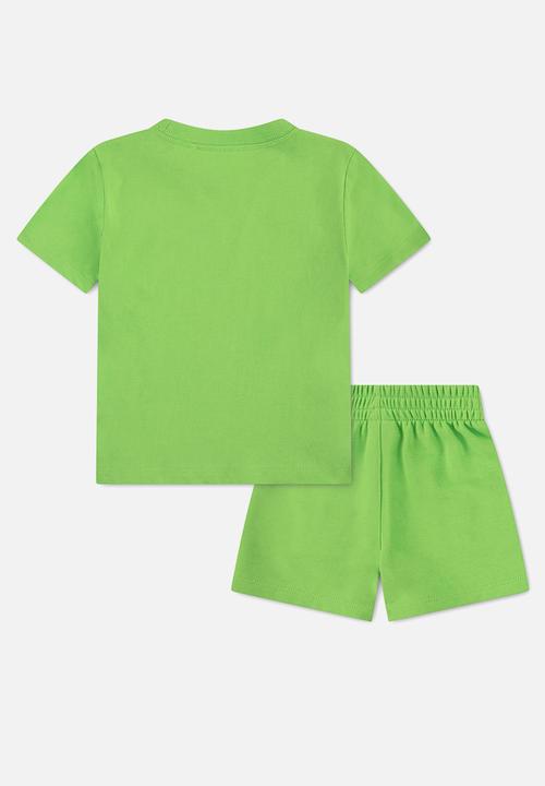Nike - Nkn Club Lbr Knit Short Set - Mean Green