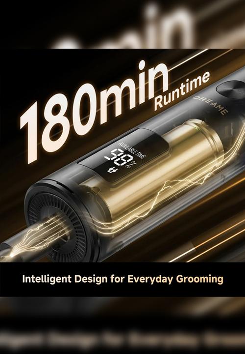 DREAME - T3 Professional Grooming Trimmer - 7 000 RPM, 180min Battery Runtime - Black