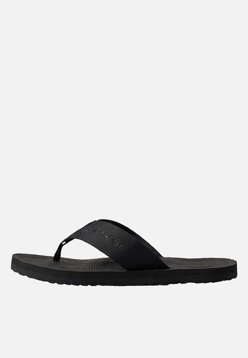 Calvin Klein - City Thong Slide - Triple Black