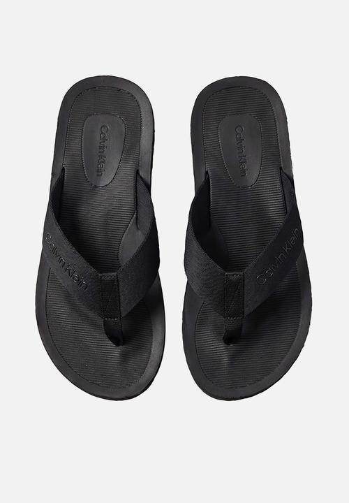 Calvin Klein - City Thong Slide - Triple Black
