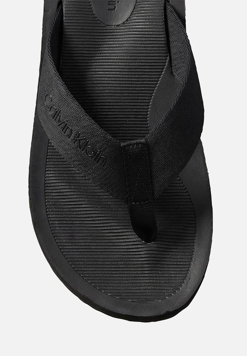 Calvin Klein - City Thong Slide - Triple Black