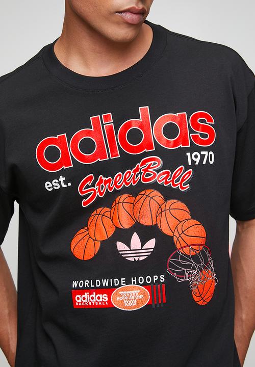 adidas Originals - OG Street Ball Tee  - Black/Red
