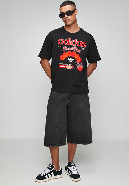 adidas Originals - OG Street Ball Tee  - Black/Red