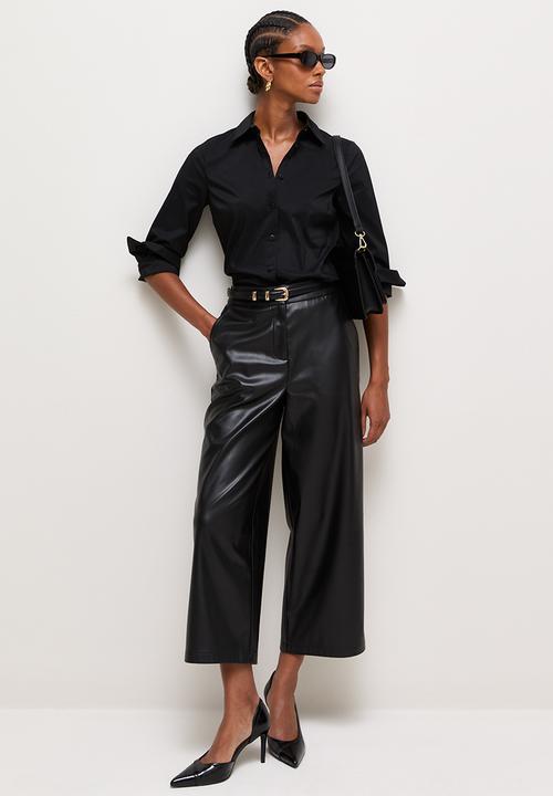 New Look - Sadie Slim Pc Shirt - Black