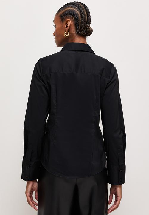 New Look - Sadie Slim Pc Shirt - Black
