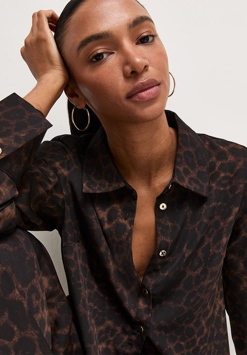 New Look - St 'Print' Saturn Oversize Shirt - Animal