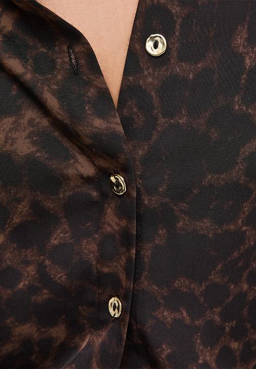 New Look - St 'Print' Saturn Oversize Shirt - Animal