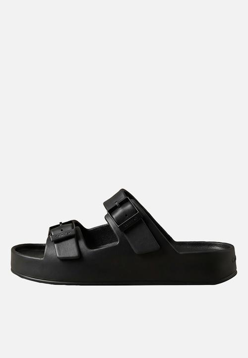 Calvin Klein - Ergon Eva Double Bar Sandal - Triple Black