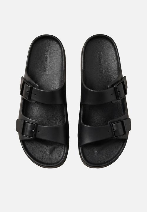 Calvin Klein - Ergon Eva Double Bar Sandal - Triple Black