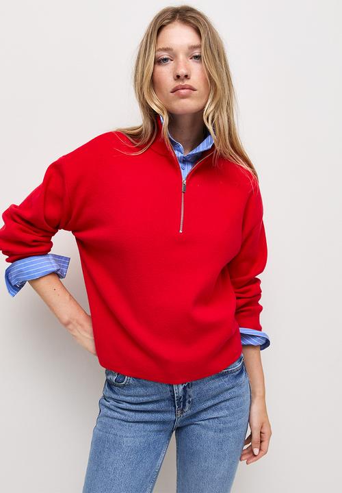 New Look - K Larry Stripe Oversized Shirt - Blue