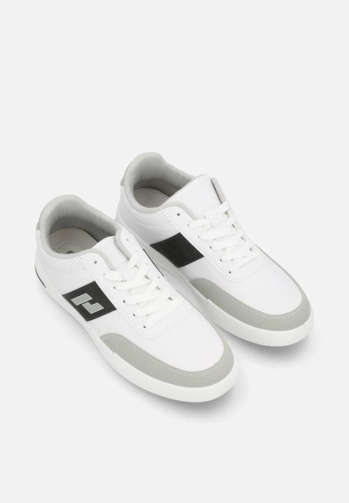 Pierre Cardin - Malakai casual lace up - White Grey