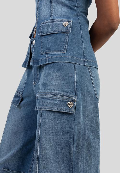 SISSY BOY - Kim Balloon Leg Jeans - Medium Vintage