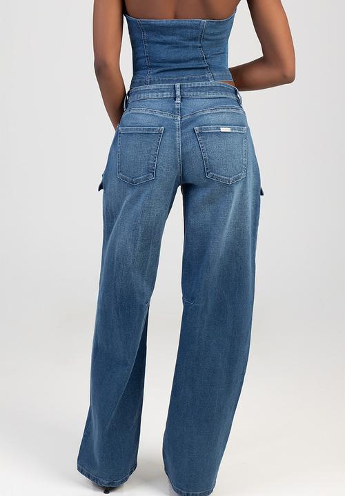 SISSY BOY - Kim Balloon Leg Jeans - Medium Vintage