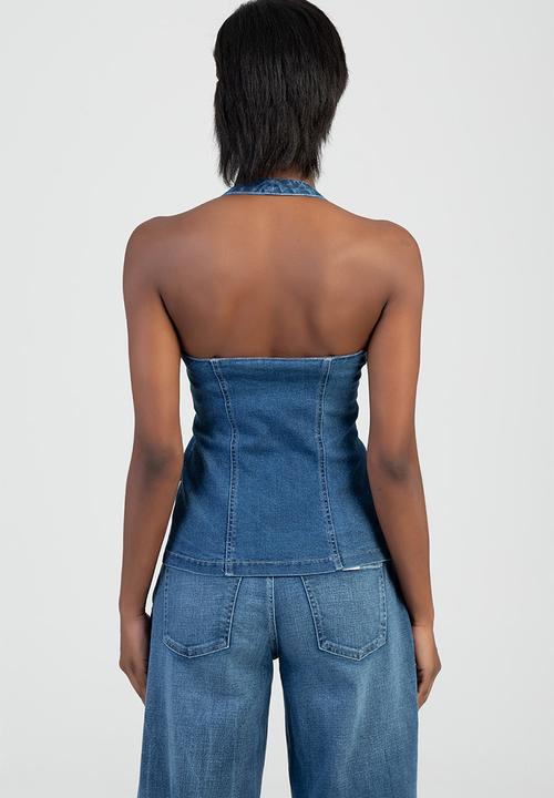 SISSY BOY - Kim Denim Top - Medium Vintage