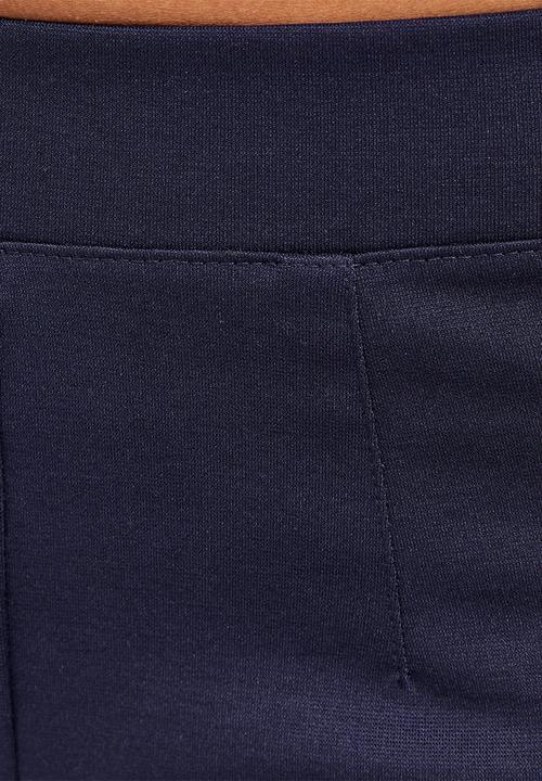 New Look - John Jersey Wide Leg Trousers - Navy