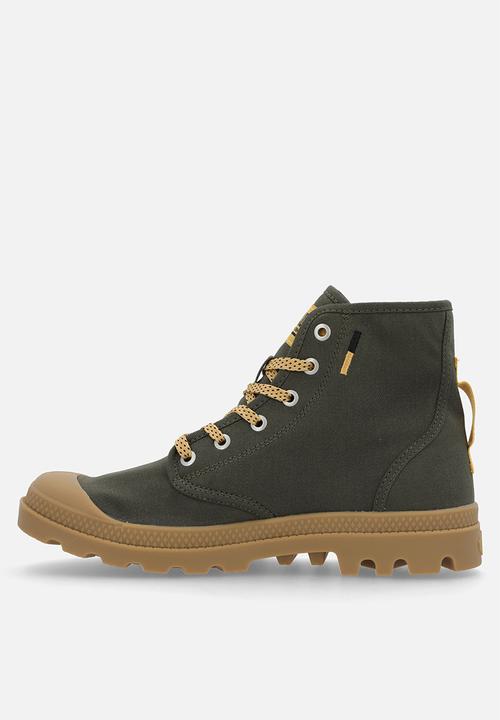 Palladium - Pampa Hi Htg Gum - Olive Night