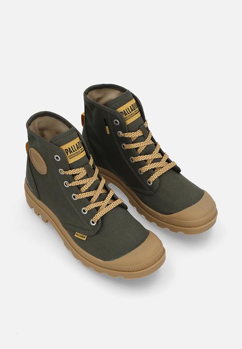 Palladium - Pampa Hi Htg Gum - Olive Night