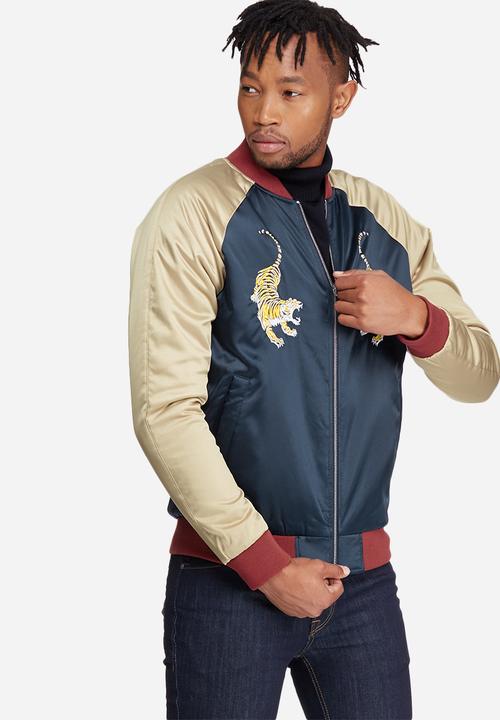 Jack & Jones - Satin reversible bomber jacket