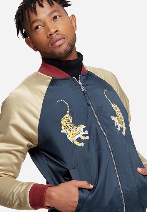 Jack & Jones - Satin reversible bomber jacket