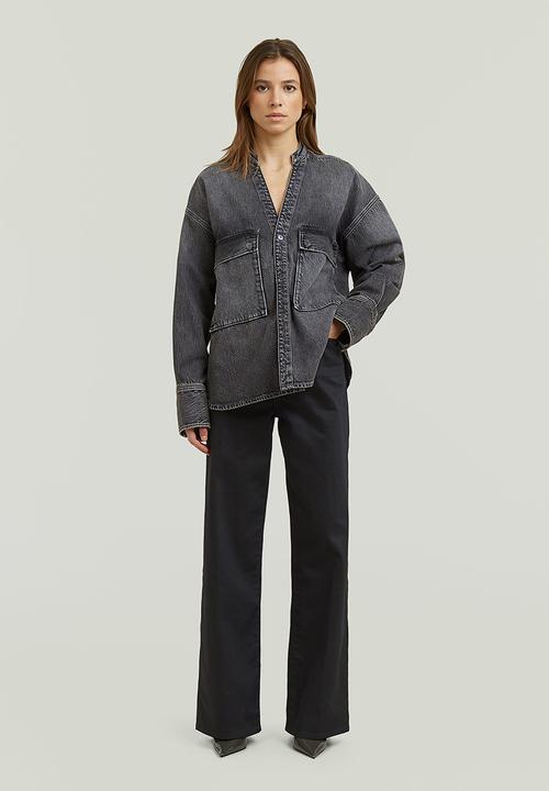 G-STAR - Deck 2.0 High Loose Wmn - neo black denim