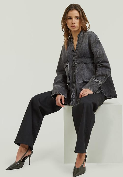 G-STAR - Deck 2.0 High Loose Wmn - neo black denim