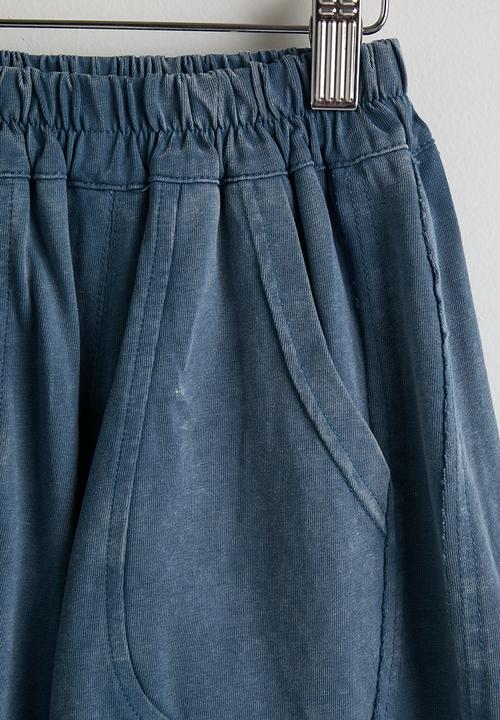 Pop Candy - Crew neck tee & shorts - dark blue