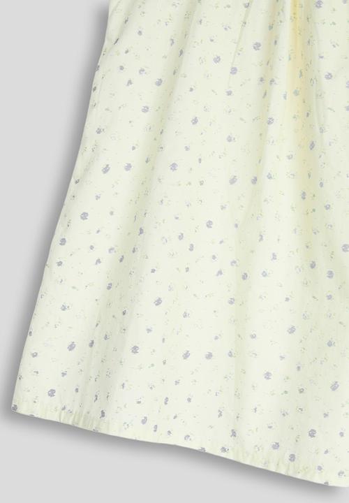 Pop Candy - Elasticated shoulder top - cream/floral aop