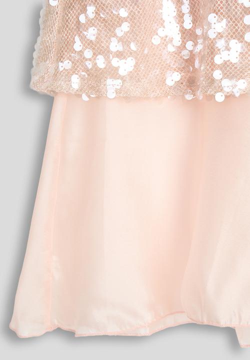 Pop Candy - Sequin cutaway blouse - pink
