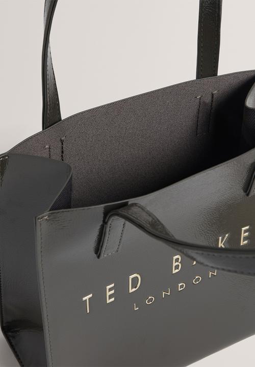 Ted Baker - CRINION: Crinkle Small Icon Bag - Mid Grey