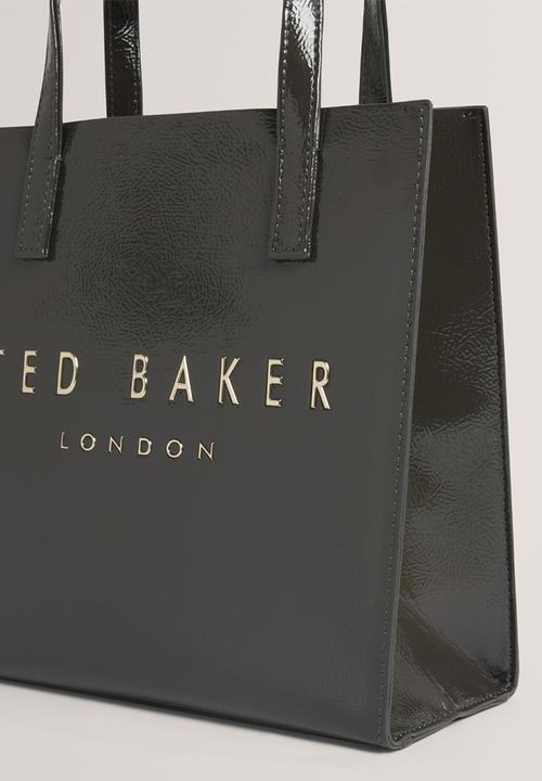 Ted Baker - CRINION: Crinkle Small Icon Bag - Mid Grey