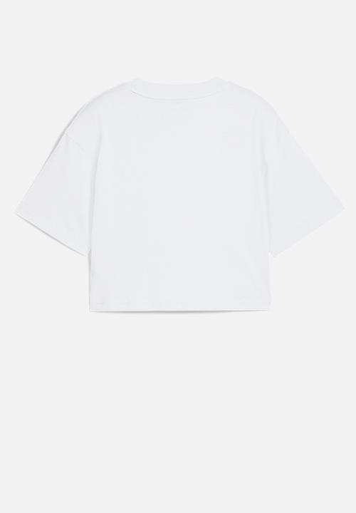 PUMA - Ess No. 1 Logo Short Length Tee G - Puma White