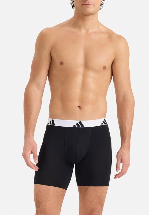 adidas Performance - Active Flex Cotton - 3PK - BoxerBrief - White Band - BBB -