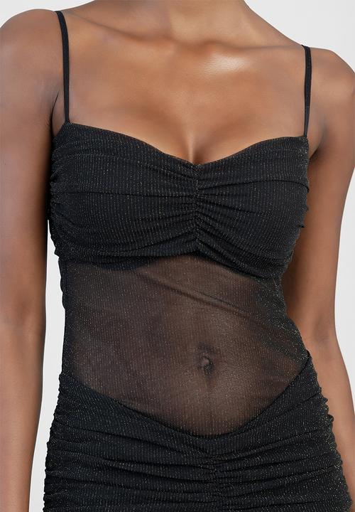 SISSY BOY - Electric Energy Maxi Dress - Black/Gold