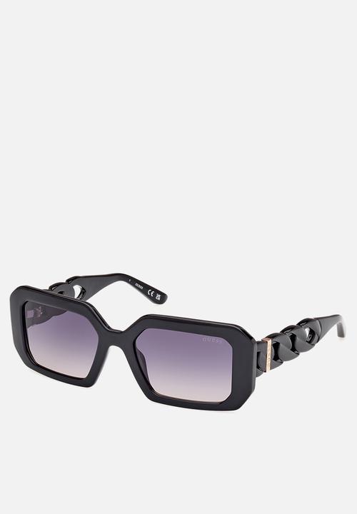 GUESS - Guess Sunglass & Case W0001 GU00110-01B-54 - Shiny Black