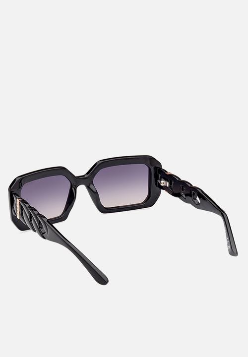 GUESS - Guess Sunglass & Case W0001 GU00110-01B-54 - Shiny Black