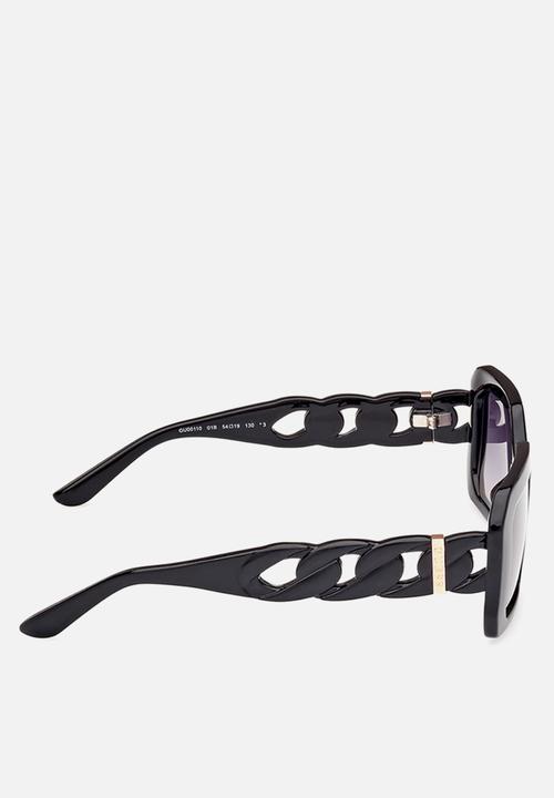 GUESS - Guess Sunglass & Case W0001 GU00110-01B-54 - Shiny Black