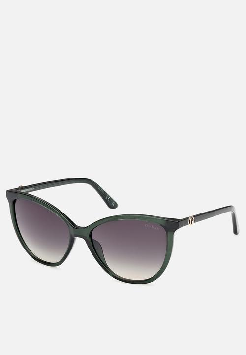 GUESS - Guess Sunglass & Case W0001 GU00256-96P-58 - Shiny Green