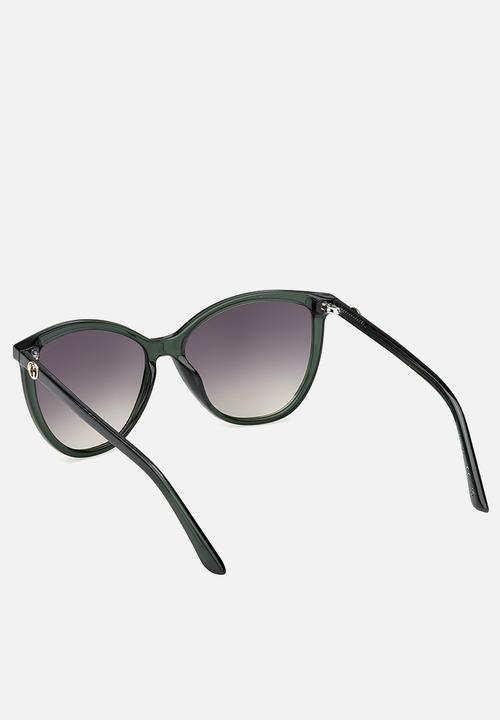 GUESS - Guess Sunglass & Case W0001 GU00256-96P-58 - Shiny Green