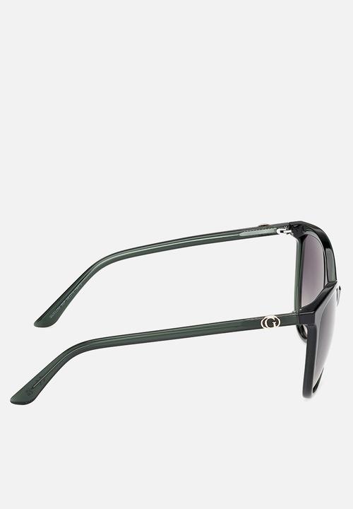 GUESS - Guess Sunglass & Case W0001 GU00256-96P-58 - Shiny Green