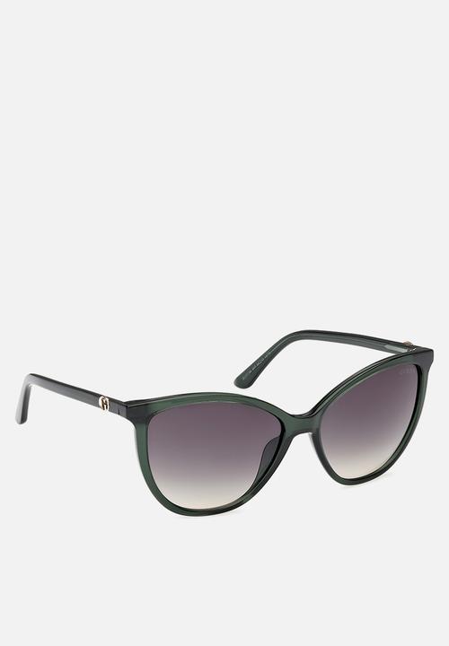 GUESS - Guess Sunglass & Case W0001 GU00256-96P-58 - Shiny Green