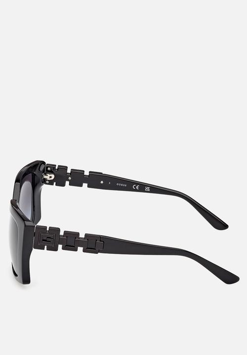 GUESS - Guess Sunglass & Case W0001 GU00265H-01B-55 - Shiny Black