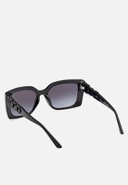 GUESS - Guess Sunglass & Case W0001 GU00265H-01B-55 - Shiny Black