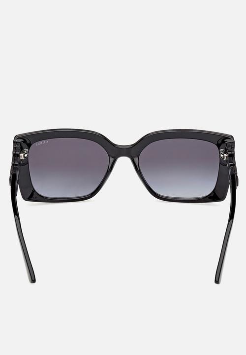GUESS - Guess Sunglass & Case W0001 GU00265H-01B-55 - Shiny Black